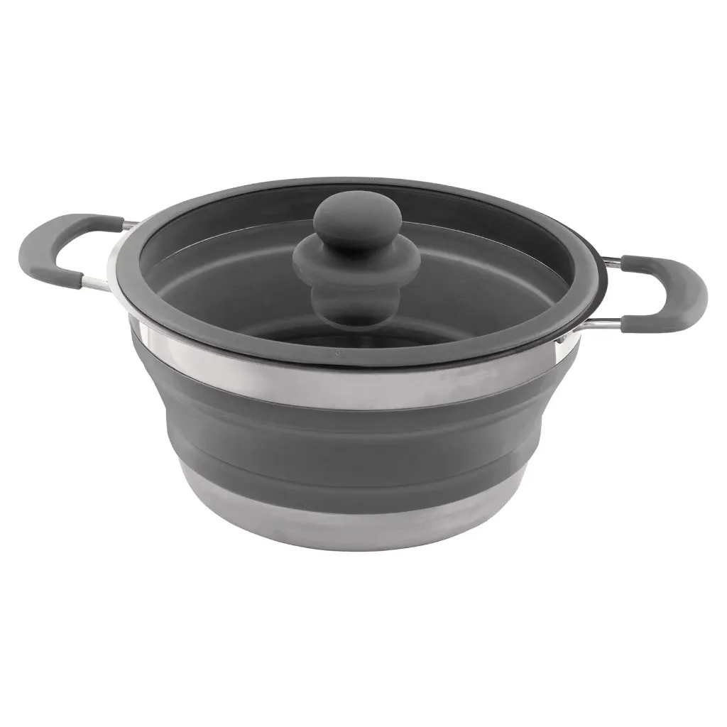 Pfanne mir Deckel 3,5L grau