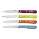 Coffret de 4 Couteaux office n° 112, couleurs acidulées, Opinel