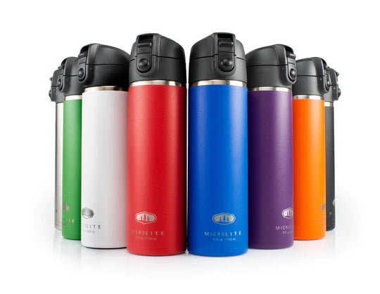 [67211] Microlite stainless steel bottle GSI (500, Ruby, FLIP)