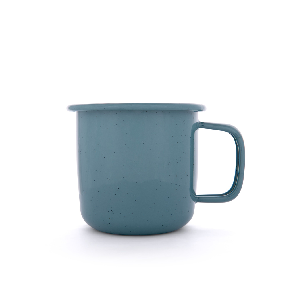Tasse Rolled Enamelware, smokey blue, Barebones