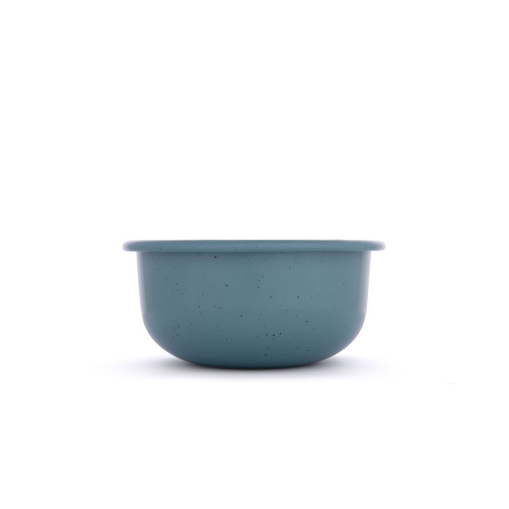 Beilagenschüssel Rolled Enamelware, smokey blue, Barebones