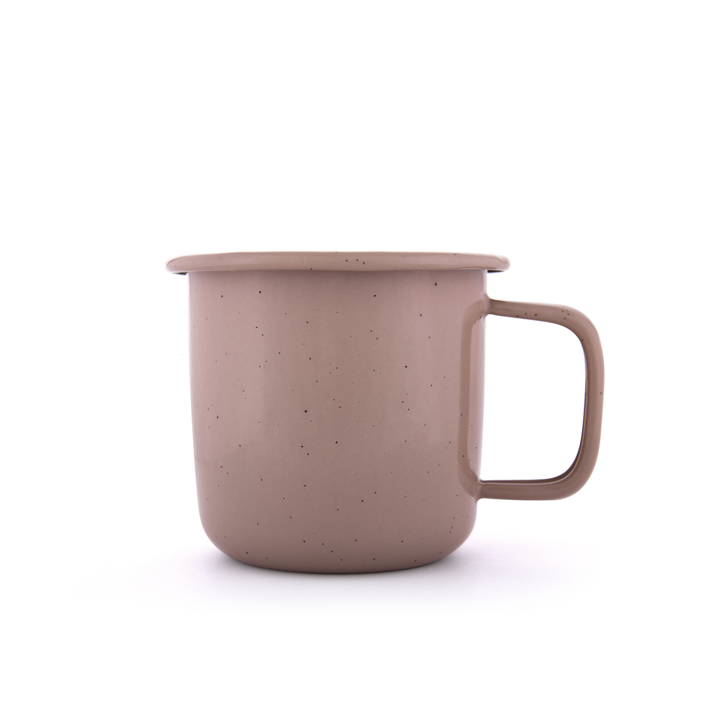 Tasse Rolled Enamelware, dusty rose, Barebones