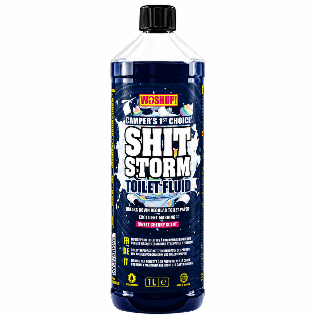 WOSHUP! Shit Storm Cherry toilet cleaner, 1 l,