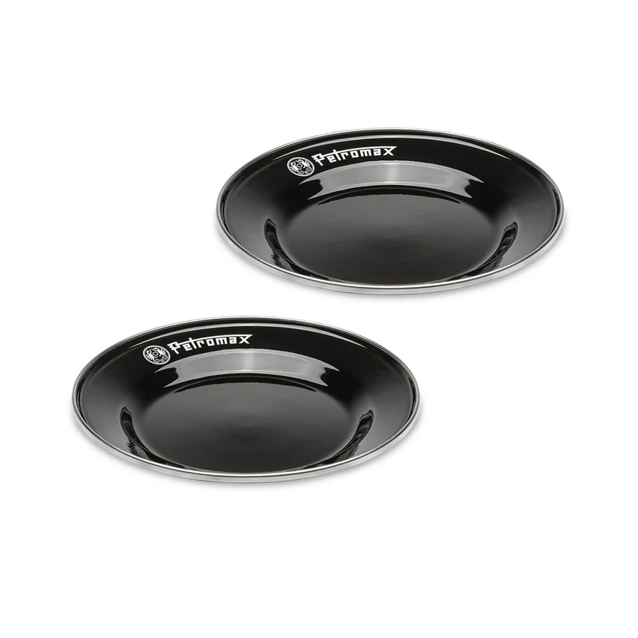 [PX-PLATE-18-S] Ensemble de 2 assiettes Petromax en émail (18cm)