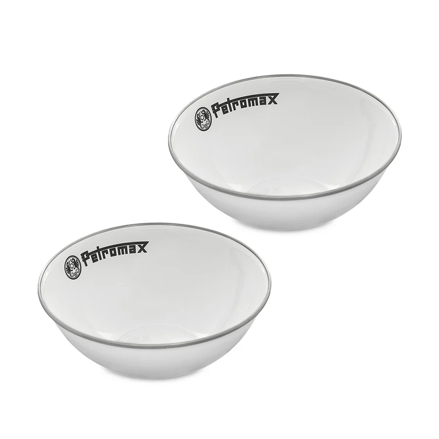 [PX-BOWL-W] Ensemble de 2 bols en émail Petromax (500ml)